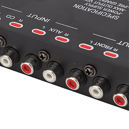 Ecualizador Gráfico de 7 Bandas para Auto K 771 con Procesador Digital de Sonido, Pantalla LCD, Control de Graves y Agudos para Sistema Estéreo de Camiones y Autos, Fácil Instalación miniatura 5