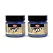 Produktbild Viva Decor Maya Gold 2 x 45 ml (Blau) - Schnelltrocknende, intensiv glänzende & metallisch-Schimmernde Effektfarbe für saugende & nichtsaugende Untergründe
