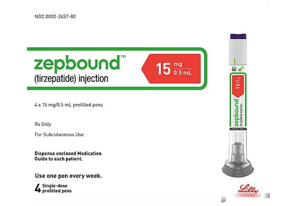 tirzepatide pen injector Amazon Pharmacy: ZEPBOUND 15 MG/0.5 ML PEN INJ