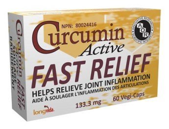 Curcumin Active Fast Relief (60 Veggie Caps) Curcumin Turmeric Brand: A.O.R Advanced Orthomolecular 