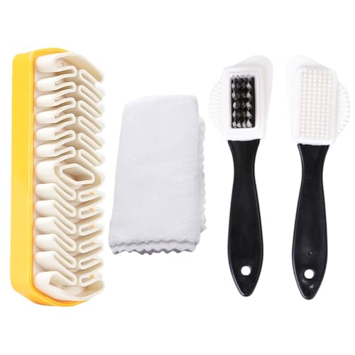 YUPZAR Suede Cleaner Spazzola Camoscio Scarpe, Spazzole per Scarpe in Camoscio con Asciugamano, per Pulizia Proteggere tutte le Pelle, Camoscio