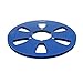 10.5 Inch Takeup Reel, Empty Reel to Reel Tape Small Hub, 6 Hole Nab Reel Hub Adapter, Aluminum Alloy Universal Opening Machine Part Sound Tape Takeup Reel (Blue)