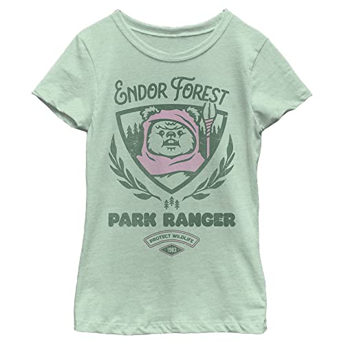 STAR WARS Girls Park Ranger Girls Short Sleeve Tee Shirt