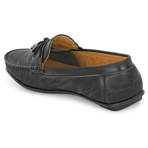 Image of Karaddi Men's Loafer Shoes Tan Brown Black Shoe for Men Casual