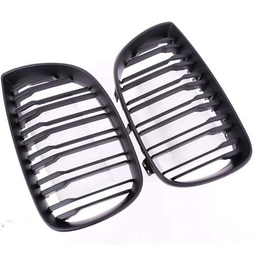 Parrilla delantera de riñón doble tipo panal de abeja color M para modelos BMW E81 E87 E82 E88