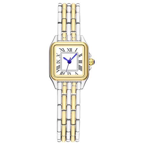 IBSO Classic Square Watches for Women with Small Roman Numerals Dial (GD-SR)