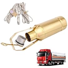 Collecting Petroleum Liquid, 300 500 1000 ML Oil Bottom Sampler with Antistatic Cotton Rope, Brass Sewage Sampler for Tanker Truck/Gas Station/Oil ExtractionSmall 10.1 fl oz/300 mL