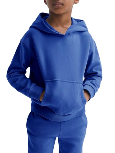 Image of Haloumoning Boys 2 Piece Outfits Sweatsuits Long Sleeve Pullover Hoodie and Sweatpants Tracksuit Set 5-14 Years
