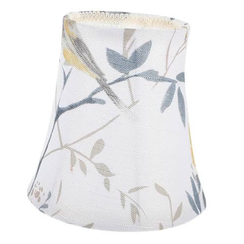 SOPOTUTU 布製ランプシェード 対応 下口 軽量デスク フロアランプ用交換カバー 柔らかい光で室内を温かく装飾し設置簡単な布藝ランプシェー