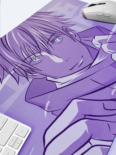 Jujutsu Kaisen Anime Desk Mat Extra Large (80cm x 30cm x 3-4mm), Honored One Gojo Printed Anime Anti-Slip Mouse Pad - Image 2