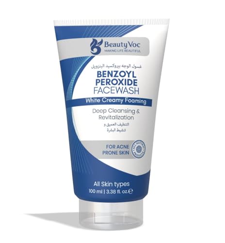 Face Wash 100ml Made in USA (New Benzoyl Peroxide Face wash 100 ml)
