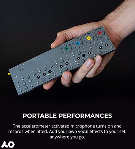 Teenage Engineering OP-Z All-in-One Synthesizer (multi-speed 16-track sequencer, ultra-stabiele behuizing, Bluethooth, afmetingen: 212,5 x 57,5 x 10 mm), Grijs - Image 8