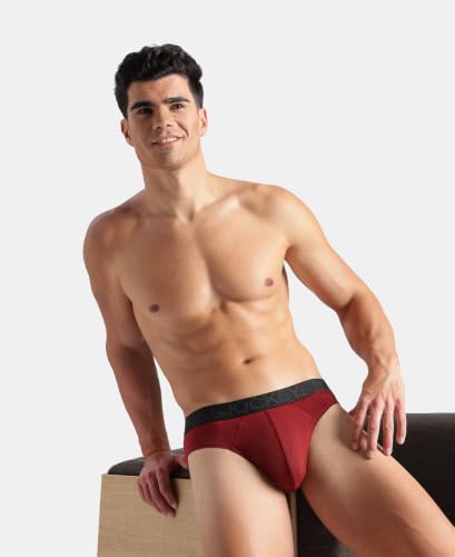 Image of Jockey US07 Men Super Combed Cotton Elastane Stretch Solid Brief