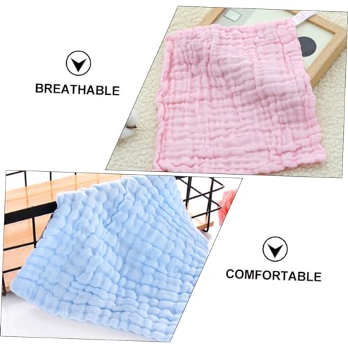 ERINGOGO 6Pcs Muslin Washcloths Hand Towels for Boy Girl Soft Absorbent Burp Cloths for Shower and Everyday Use2