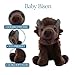 The Petting Zoo Bison Stuffed Animal Plushie, Gifts for Kids, Wild Onez Babiez Zoo Animals, Bison Plush Toy 6 inches
