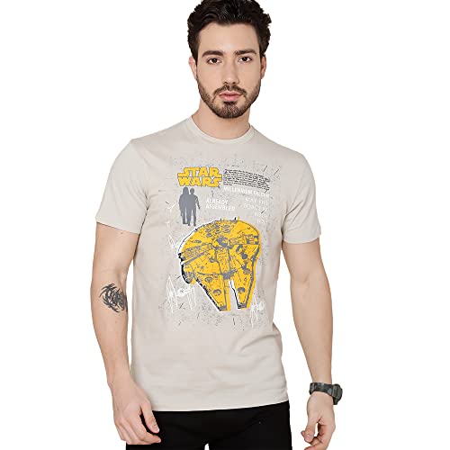Image of Free Authority Star Wars Printed Half Sleeve Tshirt for Men