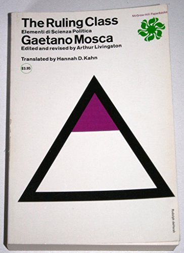 Ruling Class by Gaetano Mosca (1960-12-03) B01FJ1I1X2 Book Cover