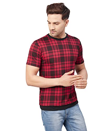 Image of GRITSTONES Men Half Sleev Cotton Blend Summer T-Shirts