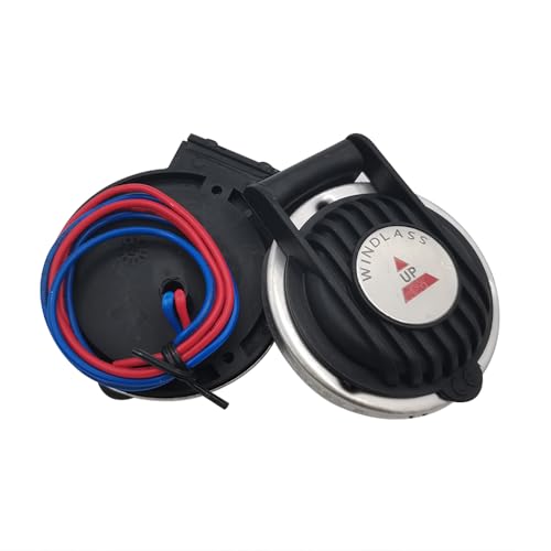 image for ISURE MARINE 2 Pcs Marine Boat Anchor Windlass Winch Foot Compact Swit