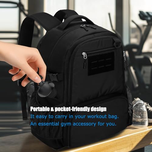 Image of Gym Magnetic Phone Holder | Magnet Phone Mount with 360Rotation | Compatible with iPhone Android 4-7 inch Phones | Gym Accessories for Men Women- Black