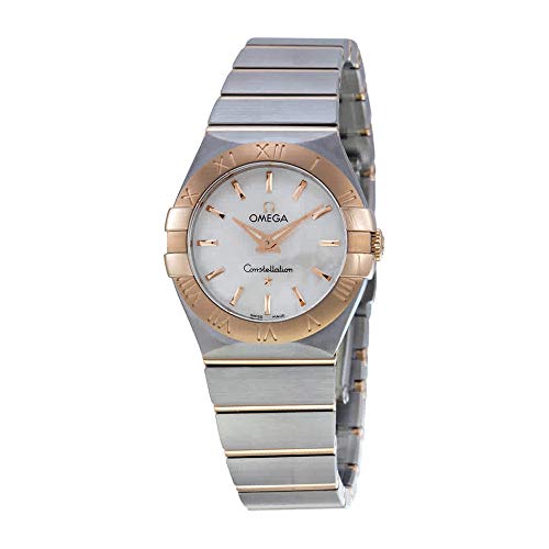 Omega Constellation Mother Of Pearl Dial Gold and Steel Ladies Watch 12320276005001