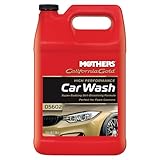 Mothers California Gold High Performance Car Wash, 1 gal. — pH Balanced, Eco-Friendly, Super-Sudsy, Foam Cannon, Safely Cleans Without Stripping Wax, Sealant or Coating, Removes Dirt & Grime (05602)