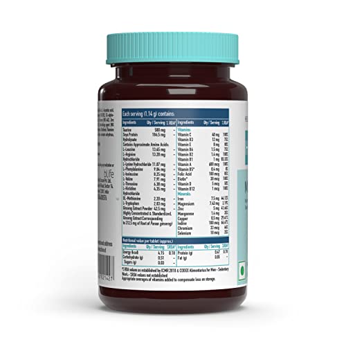 Image of HealthKart HK Vitals Multivitamin with Multimineral, Amino Acids, Taurine and Ginseng, 60 Tablets + Multivitamin for Women, 60 Tablets + Fish Oil, 1000 mg Omega 3 60 Capsules (Combo Pack)