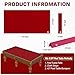 iEsstros 8.5 ft Pool Table Felt and Bumper Kit for Billiard Cloth with Pool Table Bumpers and Cushions Facing, 6 Pcs Cloth Strips and Staple Remover-Red