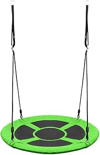 Saucer Tree Swing Tree Swings for Kids Outdoor,Adjustable Hanging Ropes Tree Swings,Great for Playground Swing,Backyard and Playroom
