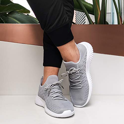 Image of Feethit Mens Slip On Running Shoes Breathable Lightweight Comfortable Fashion Non Slip Sneakers for Men