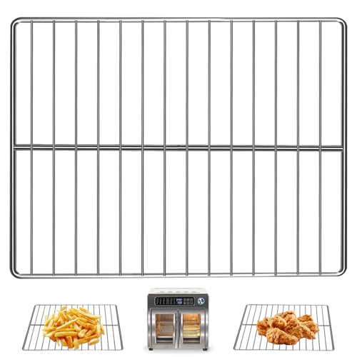 GWYXC Grill Rack for Emeril Lagasse 26 QT Extra Large Air Fryer, 12.5''*11.5'' Stainless Steel Air Fryer Accessories Roasting Steamer Wire Rack
