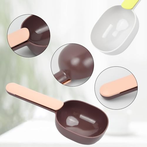 emperoch 2 Stücke Katzenfutter Scoop, Messbecher aus Kunststoff, Tierfutterlöffel Futterlöffel für Katzen und Hunde für Dosenfutter und Trockenfutter
