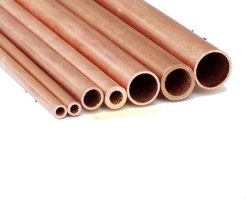 Generic 2-6mm OD Copper Straight Copper tube Hard state 0.5/1mm thickness 240mm Length 1PCS - (Thread Diameter: 3x0.5mm)