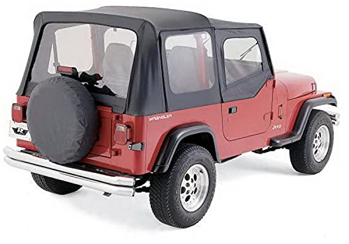RAMPAGE PRODUCTS Medium Spare Tire Cover for 27"-29" Tire | Black, Vinyl | 772901 | Universal Fit