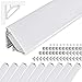 Produktbild LED Eckprofil V24, Set 10m (10x1m) LED Alu Profile 45 Grad Ecke Aluminium für LEDs Strip als Streifen Lichtleiste