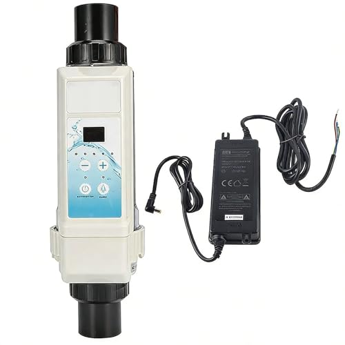 Giuggiolared Sis-Tema de electrolisis de Sal para Piscina - Clorinador Universal para Piscinas, producción de Cloro, instalación rápida, clorador salino for Piscina EC-12