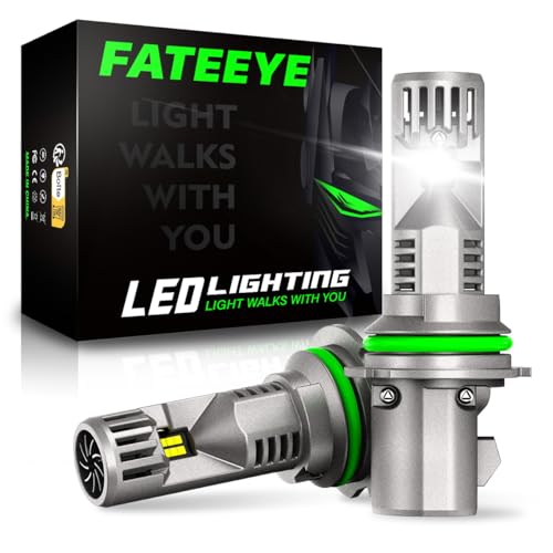 Image of 9007 Fog Light Bulbs - 60000LM 6500K LED Light Bulb with Turbo Cooling Fan, 1:1 Size, Super Brightness, Non-Polarity, Plug and Play, Pack of 2