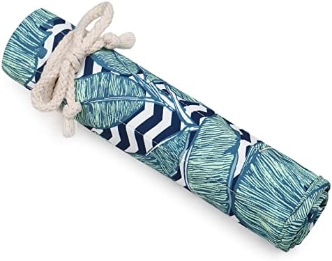Aeelike roll-up knitting needle case — green