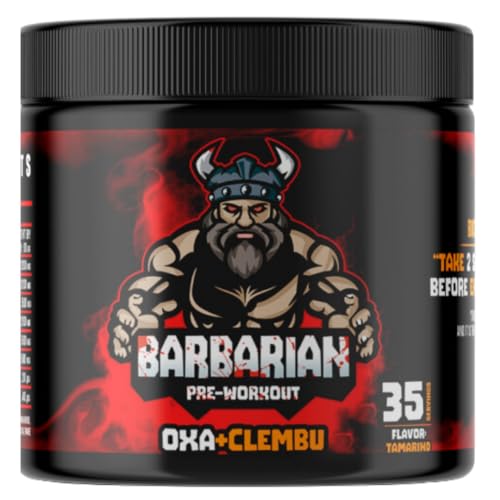 Proteínas, BIOTECKPHARMA | Pre entreno Barbarian de 350 gr rinde 35 Servicios (OXA + CLEMB)