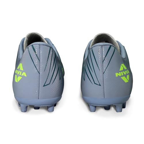 Image of Nivia Encounter Mg 11 Football Stud for Men, Synthetic Leather Upper, Lightweight Insole,High-Shear Strength TPU Outsole, Ideal for Hard & Grassy Surfaces