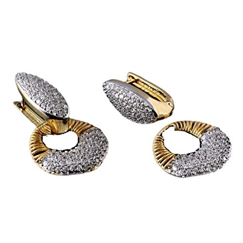 Bijou laiton blanc et zircone pour illuminer vos tenues de soirée chic
