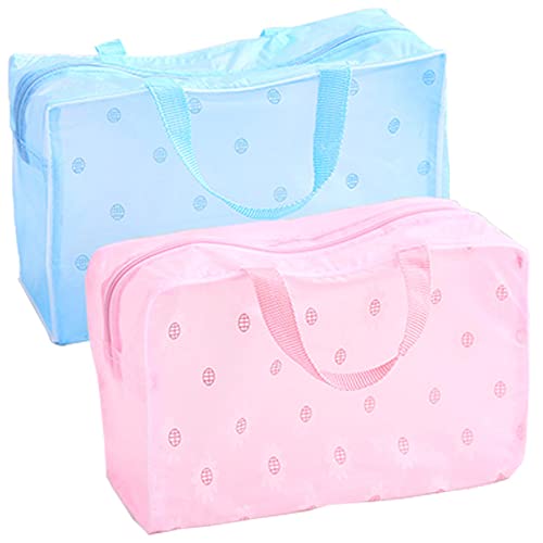 FZSECRIU Trousse de Toilette,Trousse de Toilette Grande capacité,Trousse de Toilette Fille ado,Trousse de Toilette Femme,Trousse de Toilette Maquillage(2 pièces) Cover