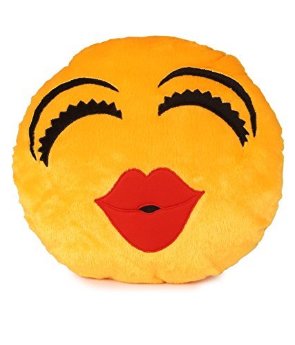 AJ Style Smiley Kiss Cushion