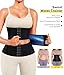 Junlan Sweat Waist Trainer for Women Sauna Waist Trainer for Working Out(Blue,Small)