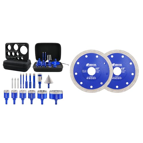 Kit de brocas diamantadas para azulejos 16 piezas miniatura 1