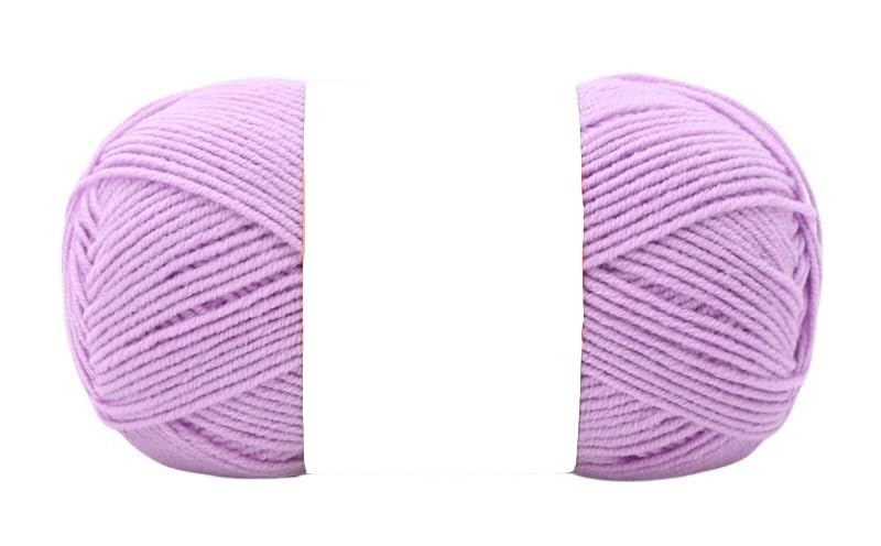 Fil mélangé coton à 3 épaisseurs pour crochet - Lot de 5 rouleaux de 40g fil cordon artisanal