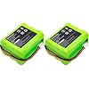 2 Pack Updated BATT1 7.2v 2000mah ni-mh Battery Pack Control Panel Security System Alarm Battery for BATT1X BATT2X 6MR2000AAY4Z 10-000009-001 10-000013-001 PERS-4200