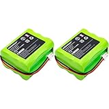 BUSFUIVA (2 Pack) Updated Control Panel Security System Alarm Battery for BATT1X BATT2X BATT1 GC2 CNTRL2 CP2 GCKIT311 6MR2600AAY4Z 10-000009-001 10-000013-001 Linear PERS-4200