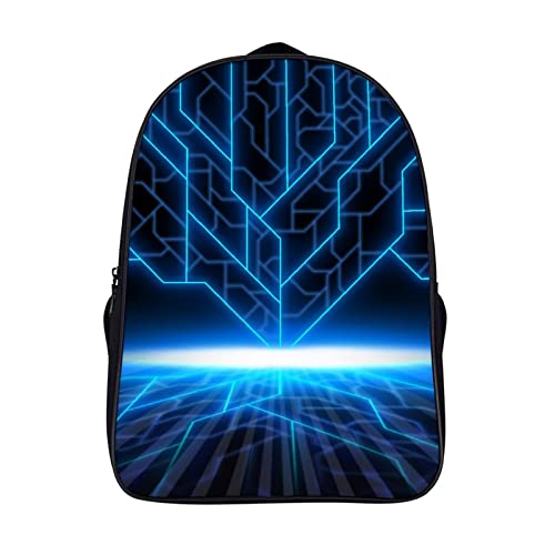 Sac à dos 3D cool et grand sac d'école unisexe pour adolescent