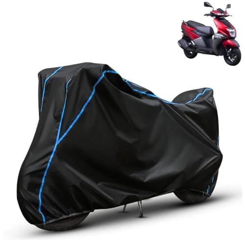 Image of Kerwa Waterproof Bike Cover Compatible with TVS Ntorq 125 | Dust Proof, UV-Resistant, All-Weather Protection Bike Body Cover, Windproof Elastic Bottom